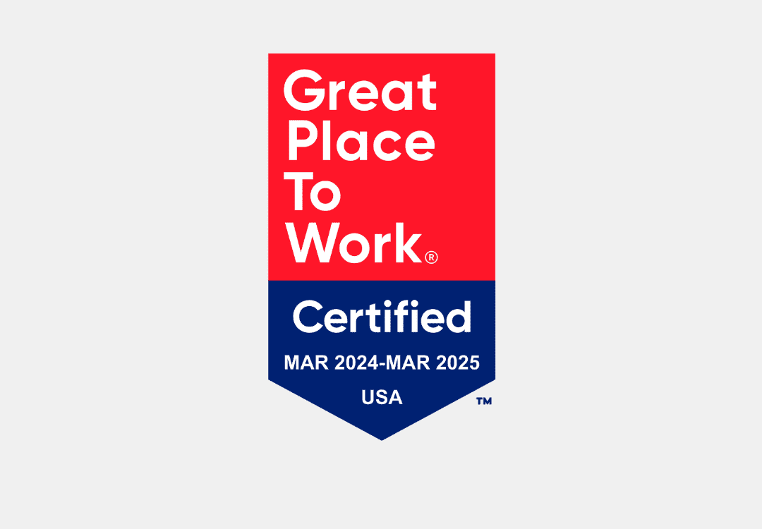 Great Place To Work - Certified Mar 2024 - Mar 2025 USA